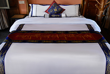 民宿酒店床上用品、藏族元素床上用品