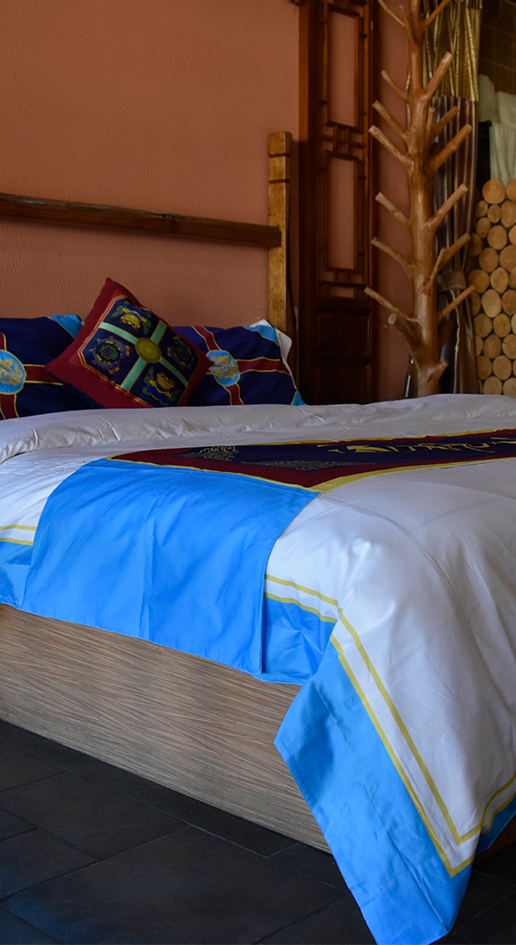民族風格床上用品、藏族元素民宿床上用品
